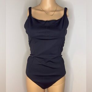 Athleta Large Tall Midnight Black Swimwear